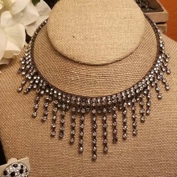 Black & Clear Rhinestone 11-Item Jewelry Bundle - Picture 5 of 16